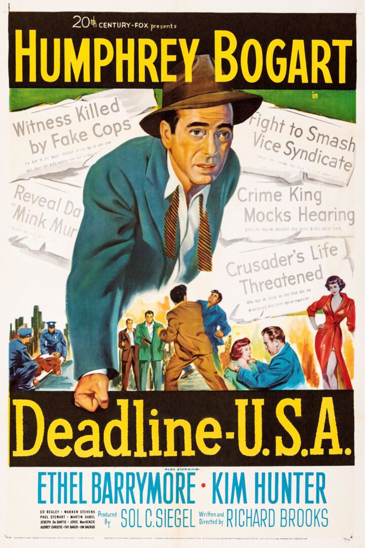 دانلود فیلم Deadline – U.S.A. 1952 بدون سانسور با پخش آنلاین