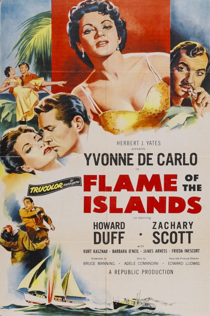 دانلود فیلم Flame of the Islands 1955 بدون سانسور با پخش آنلاین